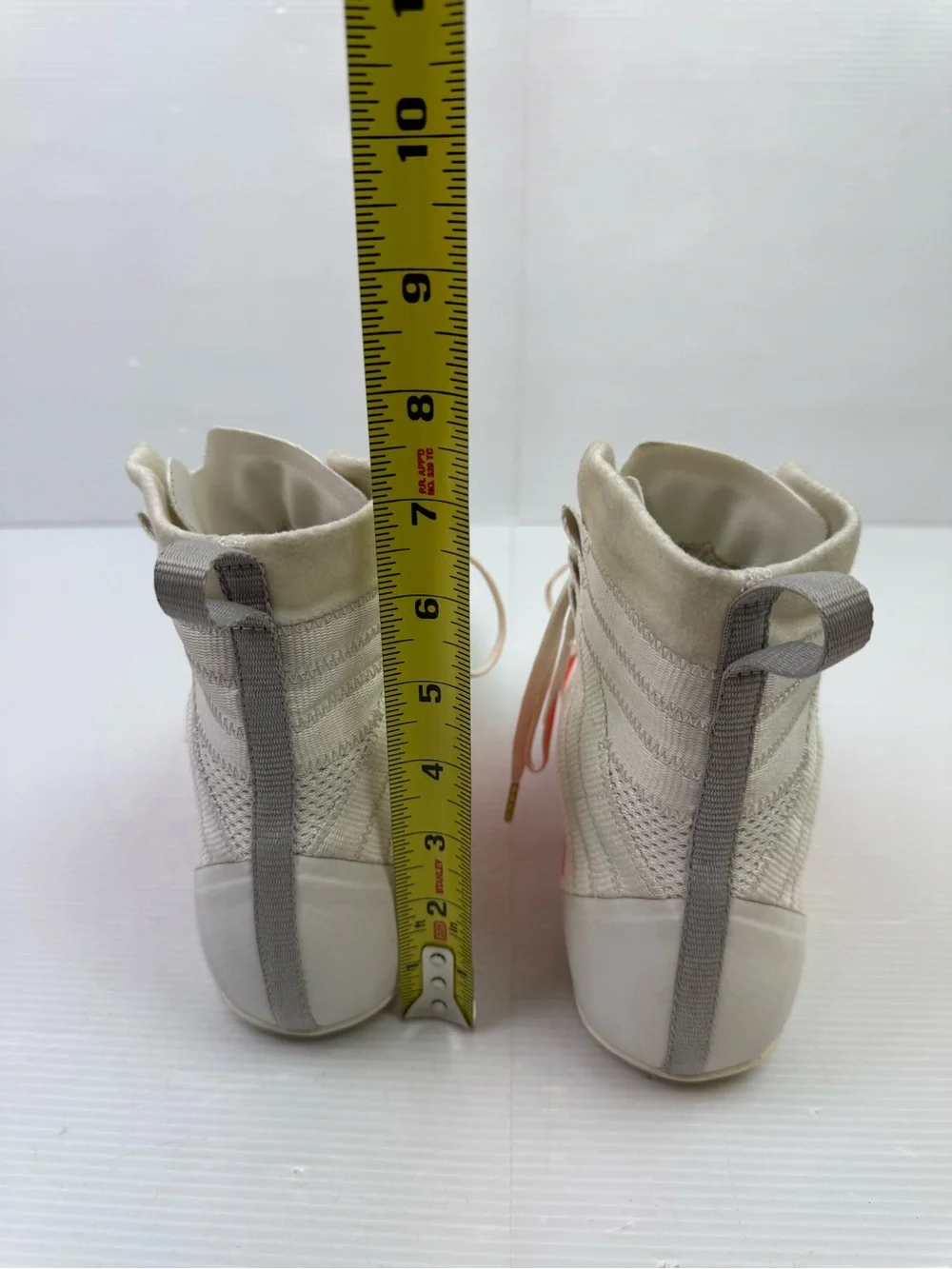 Adidas Speedex 18 Boxing Shoes Men's Sz 7.5 Off-White Solar Red FU8173 Athletic